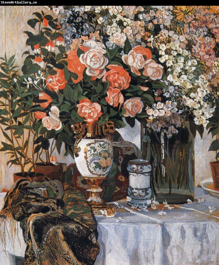 Alexander Yakovlevich GOLOVIN Rose and China